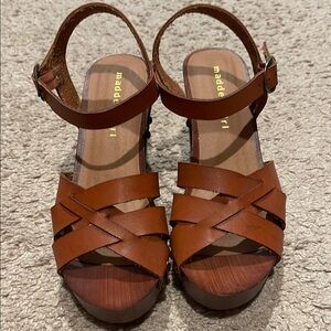 Madden Girl Brown Strappy Sandals